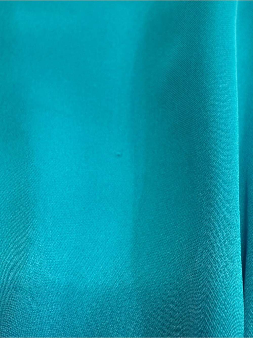 Theory 100% Silk Dress Teal Aqua Blouson Elastic Waist Sleeveless Medium - Picture 10 of 11